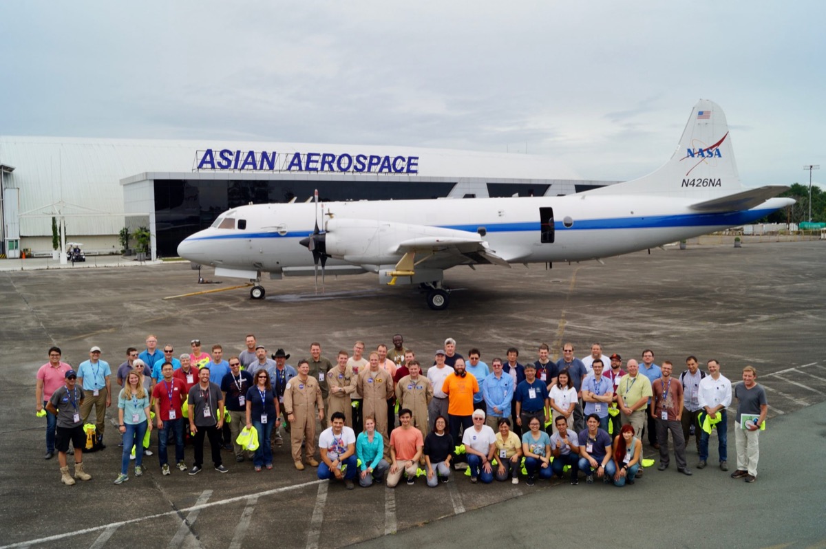 CAMP2Ex science team at Clark Airport, Philippines, August 2019