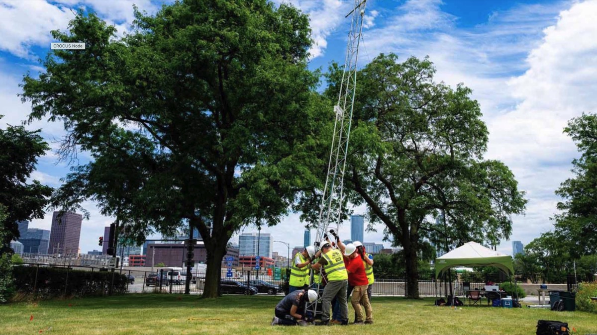 CROCUS urban climate instrumentation in Chicago